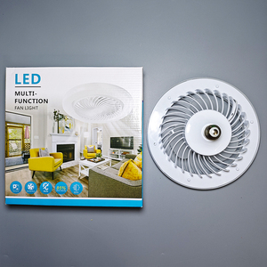 Venta al por mayor E27 Luz <span class=keywords><strong>de</strong></span> <span class=keywords><strong>Ventilador</strong></span> <span class=keywords><strong>de</strong></span> <span class=keywords><strong>Techo</strong></span>, RGB Regulable control remoto Desmontable portalámparas 20W 25W 30W Mini <span class=keywords><strong>Ventilador</strong></span> UFO Bombilla Led - Product Image 1