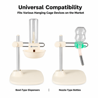 Nouvelle arrivée : abreuvoir universel suspendu pour animaux de compagnie, support d'eau vertical réglable et portable pour chiens et chats