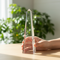 Trophée de luxe K9 – Forme élégante d'obélisque pour l'excellence et la leadership en entreprise