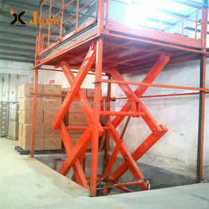 Fabricado en China, uso industrial, elevador de tijera vertical estacionario Ce, elevador de carga de almacén - Product Image 5
