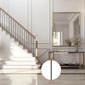 Estilo moderno, 10 Uds., balaustres de hierro de un solo nudillo, Barandilla de escalera de seguridad de hierro forjado negro satinado hueco, Material de acero inoxidable - Product Image 6