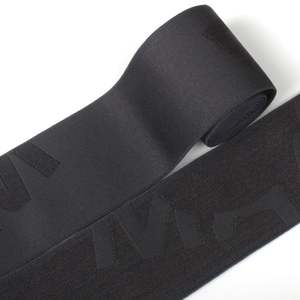 High Quality <b>Elastic</b> Waistband Jacquard <b>Elastic</b> Band for Underwear Logo Printed Designer <b>Elastic</b> Bands - Product Image 1