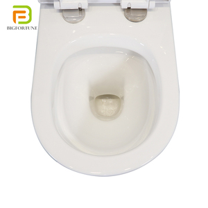 Toilette murale ronde de style européen CE <span class=keywords><strong>WC</strong></span> suspendu Toilette suspendue murale en céramique pour hôtel - Product Image 3