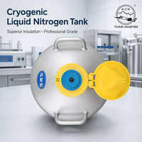 Réservoir d'azote liquide YDS-30 30 L, conteneur cryogénique LN2 avec sangles
