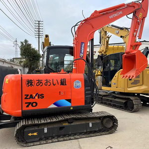 Mini-excavatrice Hitachi ZX70 modèle 2019, haute qualité, capacité de la benne de 0,3 m³, moteur japonais importé, pompe 7T, moteur Hitachi d'occasion - Product Image 1