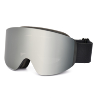 Vente en gros d'usine, haute qualité pour lunettes de ski de marque personnalisée, vente en gros personnalisée, lentilles violettes, lunettes de snowboard, lunettes de neige