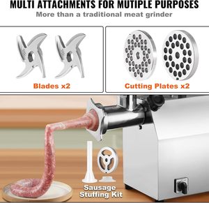 Hachoir à viande d'une capacité de 200kg Hachoir à viande robuste Pâte à boulettes Hachoir à viande - Product Image 3