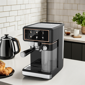 เครื่องชงกาแฟเอสเพรสโซ่อัตโนมัติแบบมัลติฟังก์ชั่นพร้อมหน้าจอสัมผัสอัจฉริยะสำหรับคาปูชิโน่และลาเต้ ราคาโรงงาน - Product Image 2