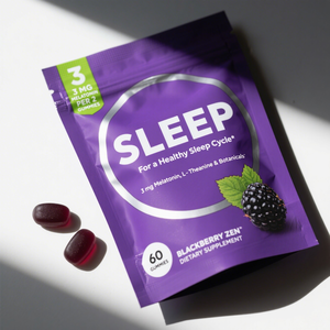 ซิลิโคนกัมมี่ช่วยการนอนหลับ 60 แคปซูล 3 มก. เมลาโทนินเพื่อวงจรการนอนหลับที่ดีต่อสุขภาพ - Product Image 1