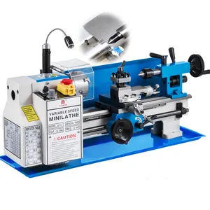 SIHAO Promotion 7" X 12" precision mini lathe for various types of metal, jade and wood turning