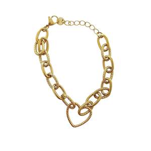 Pulsera de Cadena de Eslabones de Moda, Acero Inoxidable 316L, Chapado en Oro PVD, Sostenible y Resistente - Product Image 1