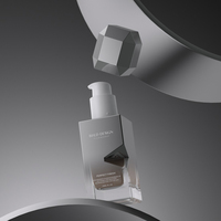 Botol Kaca Foundation Cair 30ml OEM ODM Desain Kustom Botol Kosmetik Kosong Kemasan Botol Kaca Foundation