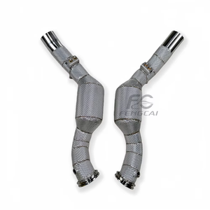 Venta al por mayor de fábrica: Colector de escape de alto rendimiento para Maserati <span class=keywords><strong>Levante</strong></span> 3.0T 2016-2018, tubo de escape con escudo térmico - Product Image 2