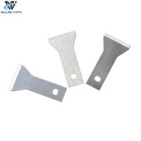 Lames de pelletiseur WL en alliages d'acier HRC 58-62, haute efficacité, pour extrudeuse, lame rotative pour machine de découpe de granulés plastiques