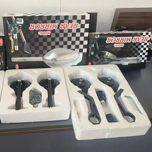 Specchietti Retrovisori per Moto Piaggio <span class=keywords><strong>NRG</strong></span> <span class=keywords><strong>Power</strong></span> 50 Gilera Runner 50 125 / 180, Specchietti da Manubrio 7/8 Pollici - Product Image 1