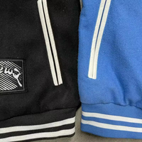 Fabricant OEM ODM de broderies personnalisées, vestes de baseball en cuir vintage de haute qualité pour hommes, pour l'hiver et l'automne
