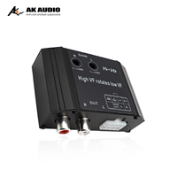 Convertisseur audio JS-2D de haut à bas niveau avec sortie RCA pour système de haut-parleurs stéréo de voiture universel 12V