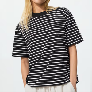 Nueva Colección de Ropa de Dormir para Mujer 2026, Conjuntos de Pijamas Elegantes <span class=keywords><strong>con</strong></span> Cintura Elástica, Ropa de Casa de Punto a Rayas - Product Image 1