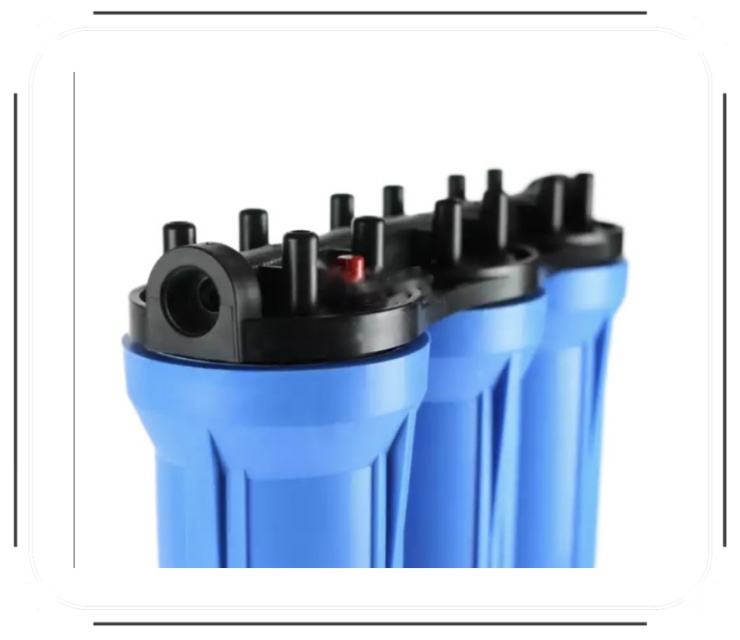 高品質大型ブループラスチック製浄水器ハウジング 20インチ大型浄水器