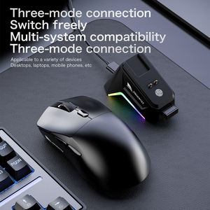 Souris de jeu sans fil <span class=keywords><strong>Bluetooth</strong></span> Smailwolf série M3, souris de jeu ergonomique légère, souris de jeu à trois modes avec éclairage RGB - Product Image 6