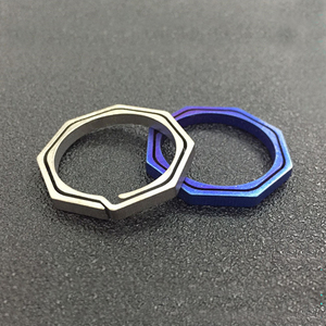 Anello Portachiavi Rotondo in Titanio Arcobaleno per Applicazioni Esterne Servizi di Taglio, Saldatura e Piegatura - Product Image 2