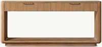 Meubles de salon au design moderne Table console haut de gamme en bois massif avec tiroirs