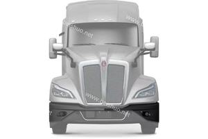 Pare-chocs complet gris BS-FR-202C, en plastique PP, avec trou pour feux antibrouillard, compatible avec Freightliner Cascadia 2018+ - Product Image 6