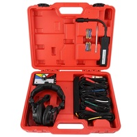 Kit Stéthoscope Électronique SINKEE pour Détection de Couinements et de Grincements avec 6 Pinces Microphones, Outil de Diagnostic Automobile pour Audi A4