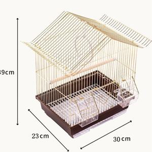 Durable Sturdy Pet <b>Supplies</b> Golden Peony Tiger Skin Parrot Cage Breathable Portable Pearl <b>Bird</b> Cage Wire <b>Bird</b> Cage - Product Image 3