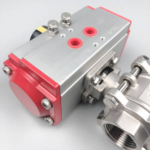 Usine directe DOWSON marque SS304 acier inoxydable haute température anti-poussière ciment robinet à boisseau sphérique ANSI pneumatique poussière rotatif - Product Image 5