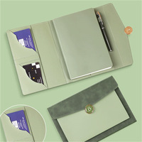 Meilleure vente cuir PU carton moussant couverture rigide journal intime carnet de notes numérique coffret cadeau avec stylo