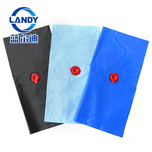 Cubierta para Piscina Landy, Bolsa de Agua de PVC con Doble Fila y Borde en Forma de L, Película Aislante para Invierno - Product Image 1