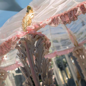 Europees Kasteelbed Ontwerp Assepoester Pompoen Auto Vorm Ontwerpen Bank <span class=keywords><strong>Bed</strong></span> Luxe Ivoor En Gouden Prinses Rijtuig Kinderen <span class=keywords><strong>Bed</strong></span> - Product Image 4