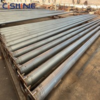 Poste de Luz LED Galvanizado para Carreteras de 20, 35 y 40 Pies, Soporte Octogonal para Farolas, Precios de Postes de Lámparas Solares para Exteriores