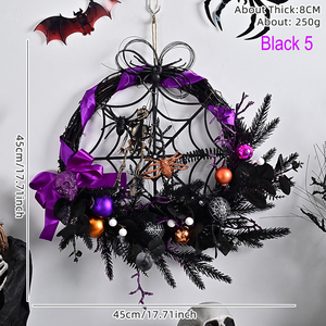 Nuevas Decoraciones de Halloween, Exquisitas Bolas de Plástico con Calaveras Horripilantes, Adornos Colgantes para Fiestas de Halloween, Estilo Americano - Product Image 1
