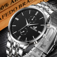 Montres-bracelets en alliage Orlando tendance luxe 2023 pour hommes