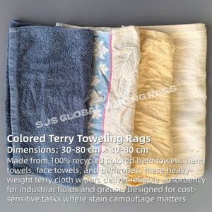Paños de Limpieza de Algodón 100% de Calidad Superior, con Absorción de Líquidos Mejorada, para Limpiar Equipos Industriales Pesados - Product Image 2