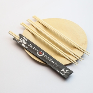 Bán Buôn Trung Quốc Giá Chất Lượng Cao Biểu Tượng Tùy Chỉnh In Dùng Một Lần Cặp Song Sinh Vòng Tensoge Tre Đũa Với Tăm - Product Image 5