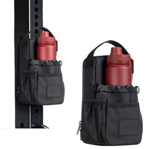 Customizable Portable Single Shoulder Sports <b>Fitness</b> Magnetic Water Bottle Holder Various Sizes Oxford Polyester Gym Magnet <b>Bag</b> - Product Image 1