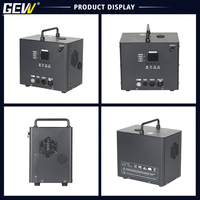 Lot de 2 machines à étincelles froides sans fil 350W avec télécommande DMX, fonctionnant sur batterie, et flight case