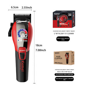 Cortadora de Pelo Profesional Kemei KM-488, Recargable, Pantalla TFT a Color HD, Máquina de Corte de Pelo con Nuevo Diseño, Cortadora DLC para <span class=keywords><strong>Hombre</strong></span> - Product Image 6