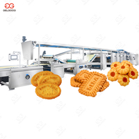 Ligne de production complète de biscuits avec machine d'emballage, pour la fabrication de biscuits mous et durs, de bâtonnets de biscuits, de bâtonnets de biscuits en forme de doigt