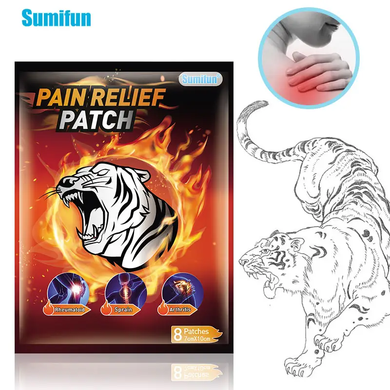 Vendita calda Sumifun Tiger balm Pain Relief Patch Muscle Knee Joint Ache massaggio cura cerotti macchie OEM ODM