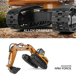 Excavadora de juguete de Metal de aleación, 23 canales, 1:16 Vs Huina 1580 - Product Image 4
