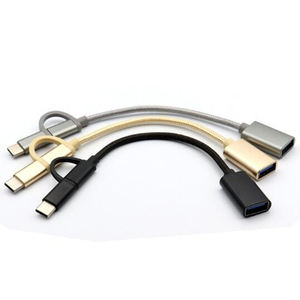 Cavo adattatore OTG type-c 2 in 1 per Samsung S10 S10 Xiaomi Mi 9 Android MacBook Mouse Gamepad Tablet PC cavo Micro OTG USB - Product Image 6