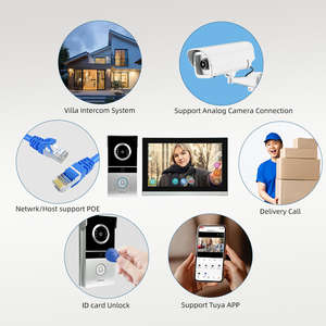 <span class=keywords><strong>Kit</strong></span> de <span class=keywords><strong>Videoportero</strong></span> Inteligente para el Hogar con Sistema Tuya, 10 TCP Visiophone, Cámara AHD y Comunicación Bidireccional por Cable - Product Image 6