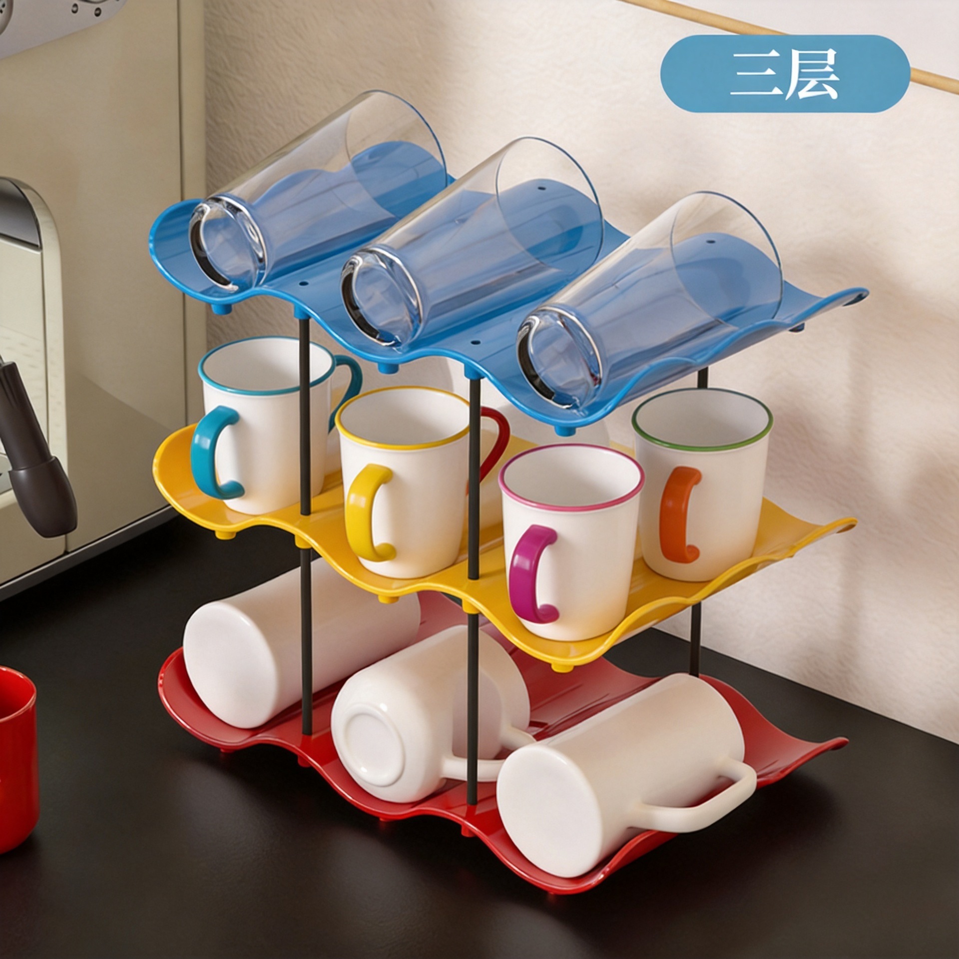 [Porte-gobelet à trois couches] Emballé individuellement dans une boîte
