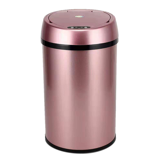 Automatic Touchless Trash Cans Infrared Motion Sensor Garbage Bin With Lid