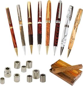 Kits de fabricación de bolígrafos de autoensamblaje RTS Torno Legacy Nuevo en blanco DIY Barriles de latón Twist <span class=keywords><strong>Gaby</strong></span> Pen Kits Torneado de madera - Product Image 3