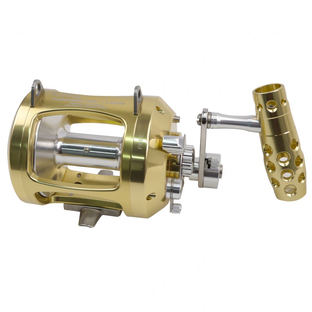 Topline 2 Speed 80W Heavy Duty Boat Saltwater Trolling Reel